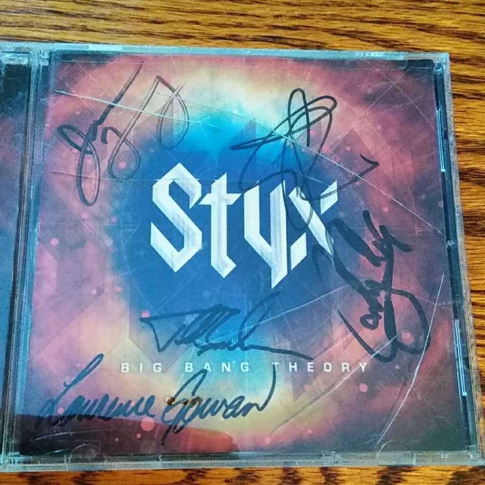 Styx autographed CD/Big Bang Theory